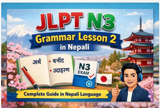 JLPT N3 Grammar Lesson 3 in Nepali