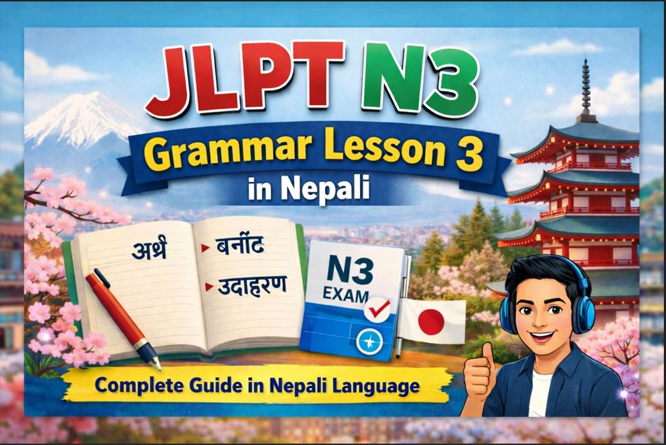 JLPT N3 Grammar Lesson 3 in Nepali