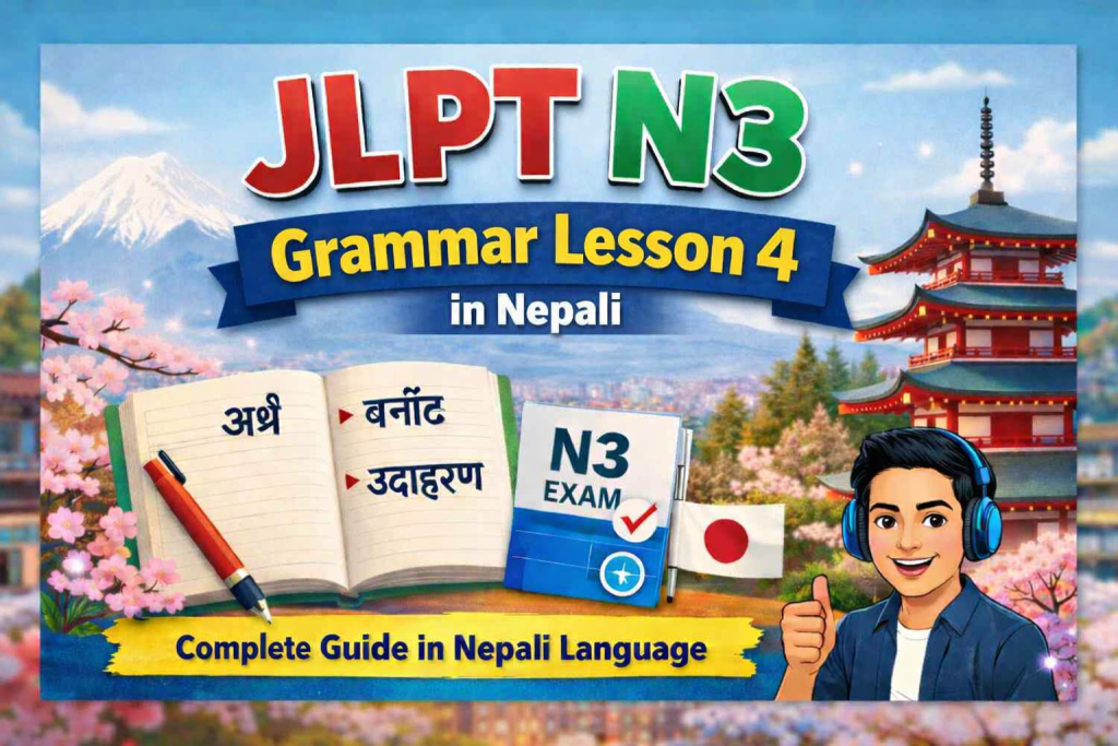 JLPT N3 Grammar Lesson 4 in Nepali