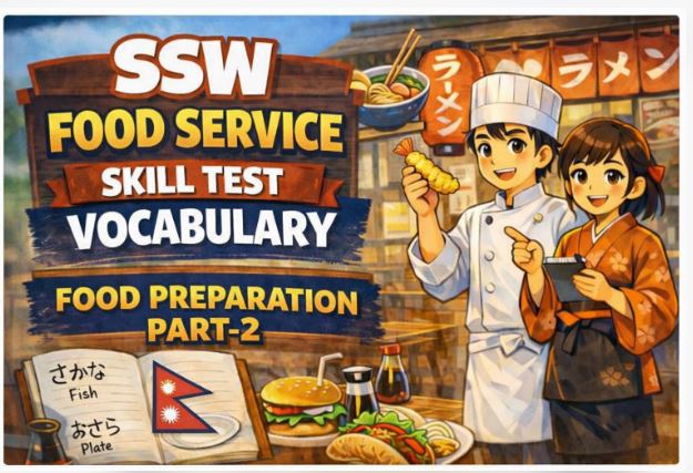 Food Service Vocabulary – Food Preparation Part 2